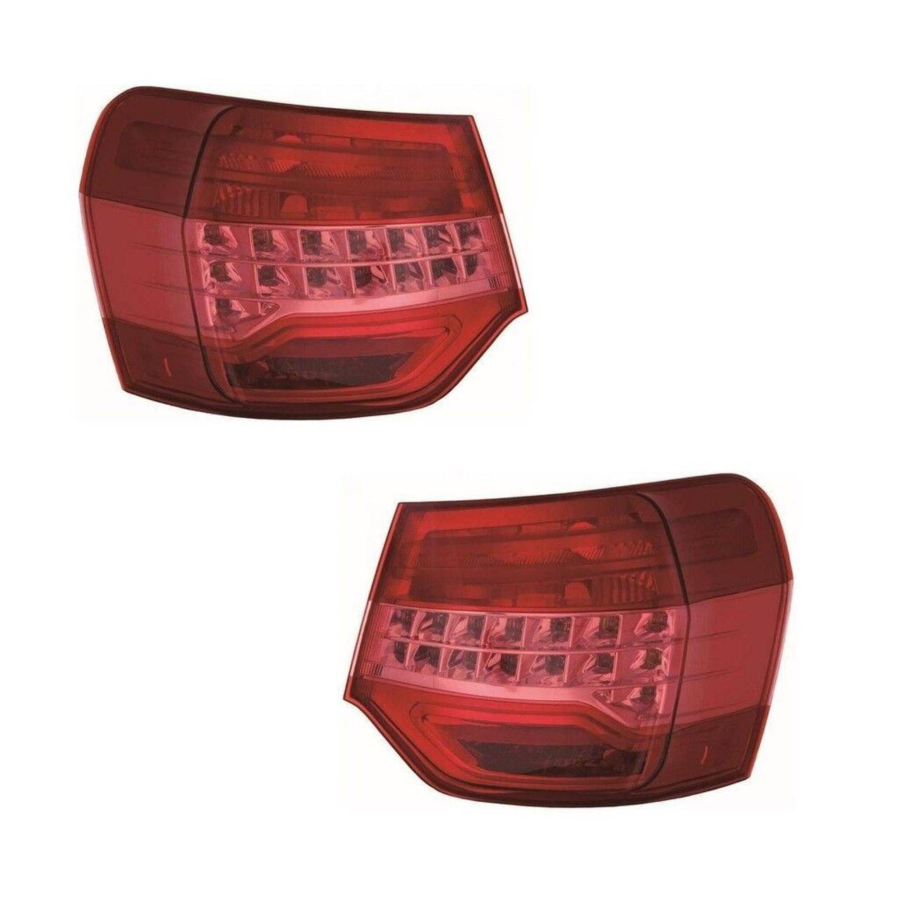 For Citroen C5 Mk2 Saloon 3/2008-2010 Outer Wing Rear Lights Lamps Pair OS NS