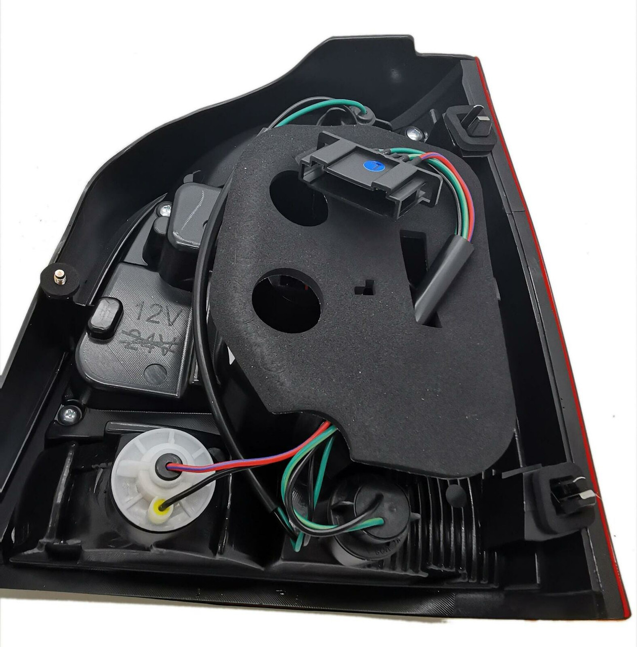 Back Rear Tail Lights Lamps For VW Polo 9N3 05-09 LED Dark Red Smoked