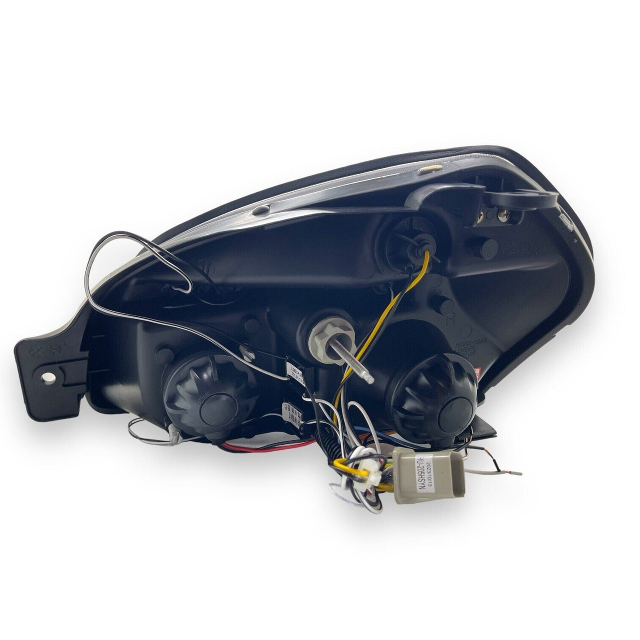 LHD Projector Headlights Pair Angel Eyes Clear Black H1 H1 Hyundai Tucson 04-10