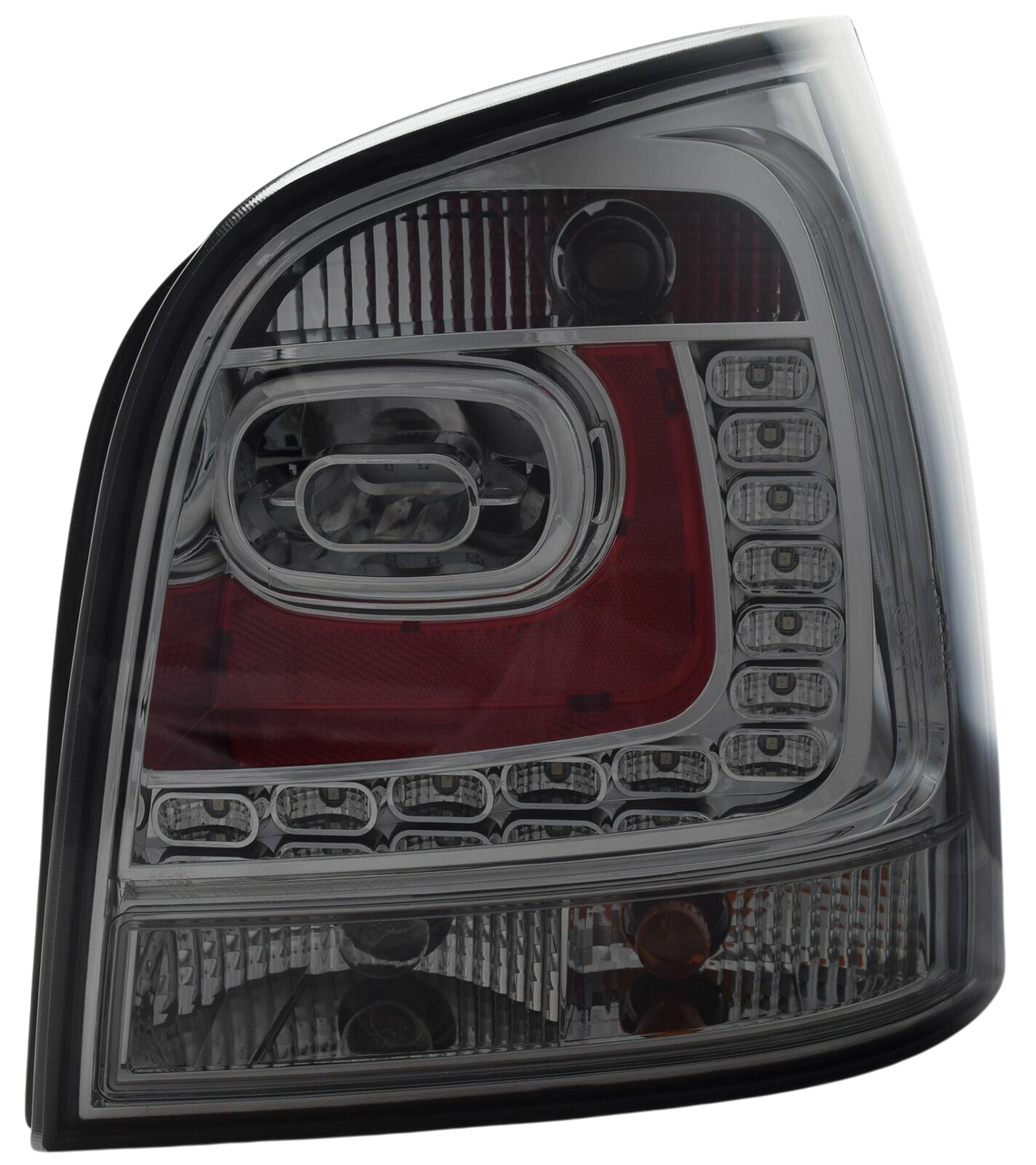 Back Rear Tail Lights Lamps Indicators Set LED Smoked For VW Polo 9N3 05-09