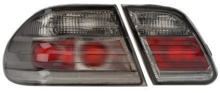 Back Rear Tail Lights Lamps Indicators Set Smoke Pair For Mercedes W210 95-02