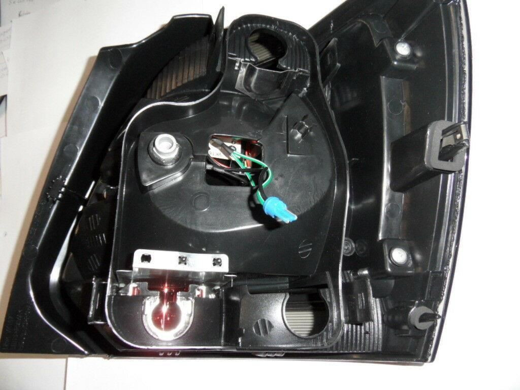 LHD Back Rear Tail Lights Lamps For VW Polo 6R 2009+ LED Dark Red Smoked