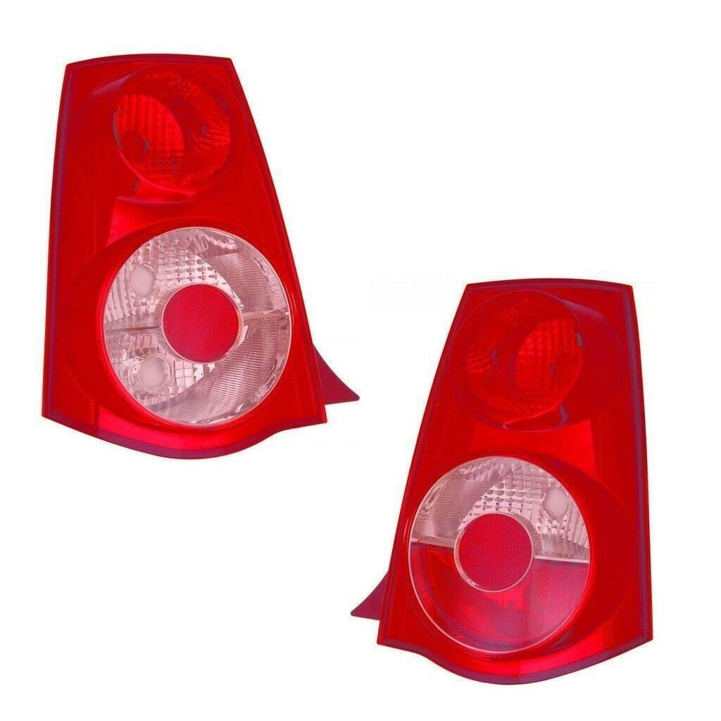 For Kia Picanto Mk1 Hatchback 7/2007-9/2011 Rear Tail Lights Lamps Pair OS NS