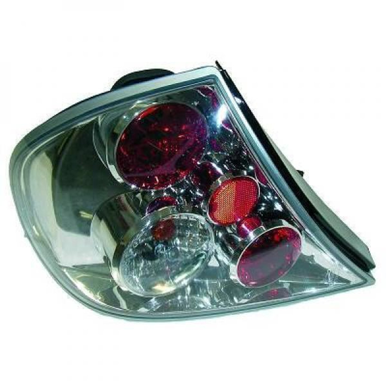 Back Rear Tail Lights Pair Set Clear Chrome Ford Mondeo 5 door hatch 96-00