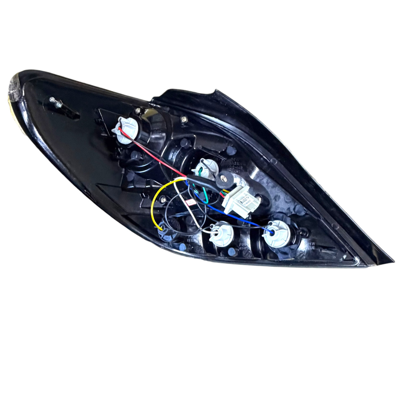 Back Rear Tail Lights Pair Set Clear Chrome Peugeot 207 06-12