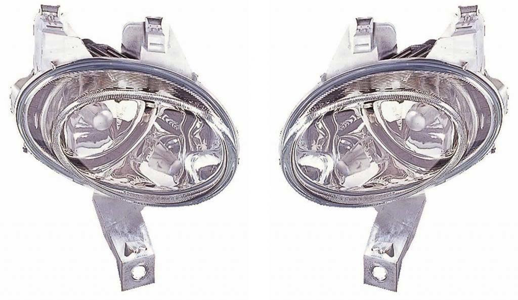 For Peugeot 206 Includes 206Cc 7/2003-2009 Front Fog Lights Lamps Pair OS NS