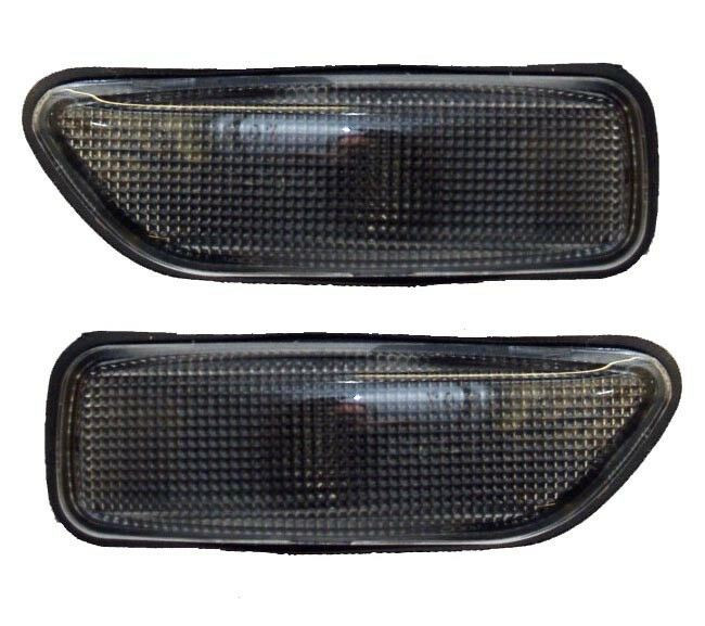 For Volvo S60 V70 Xc70 S80 Xc90 Smoked Black Side Repeaters Indicators
