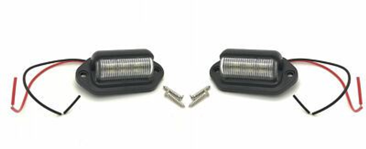 12v Universal LED number Licence plate light unit repair kit car custom trailer