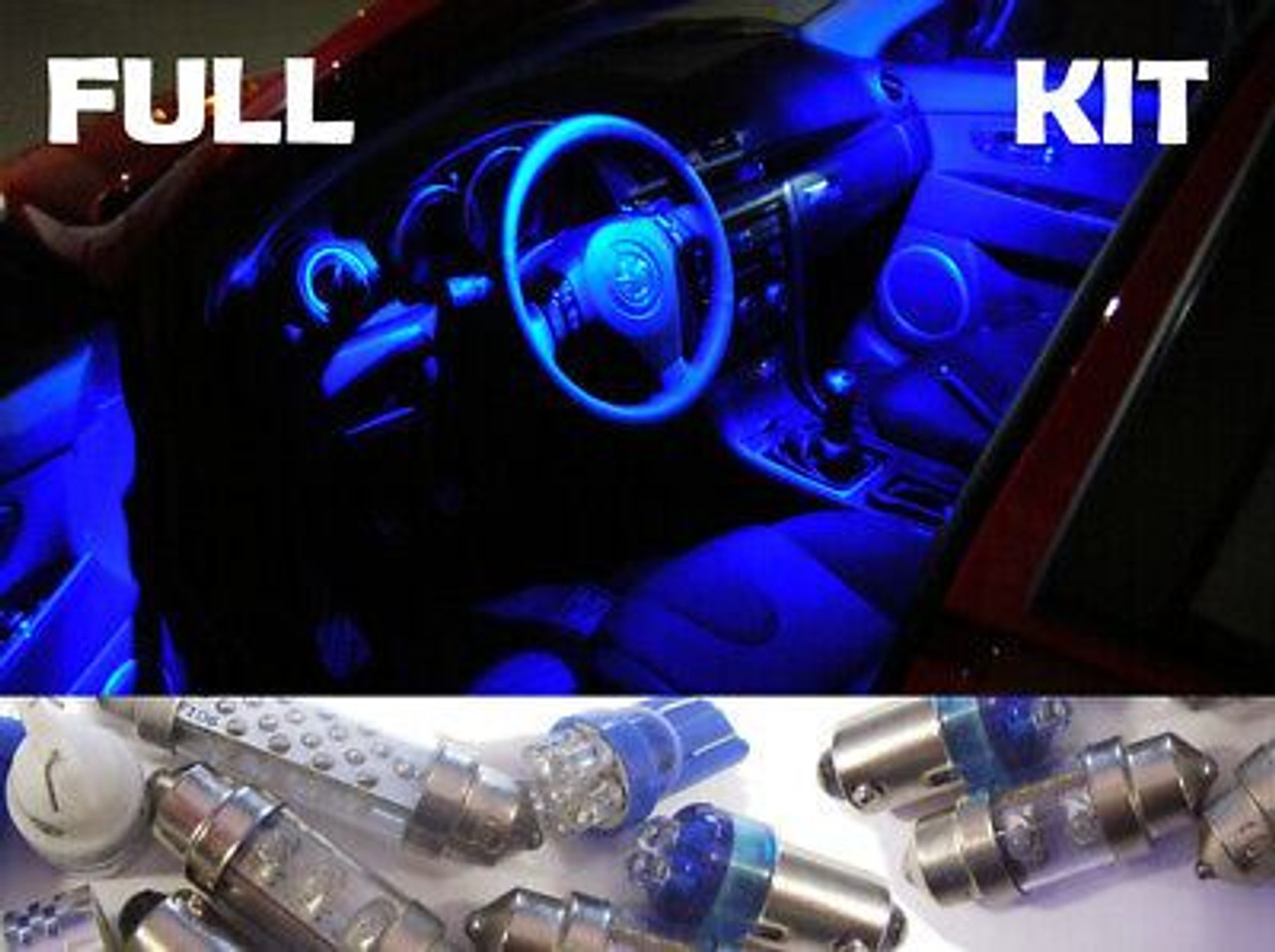 Interior Xenon LED Bulb Kit Set Lighting Spare Part For Vauxhall Insignia 2008+ - Blue