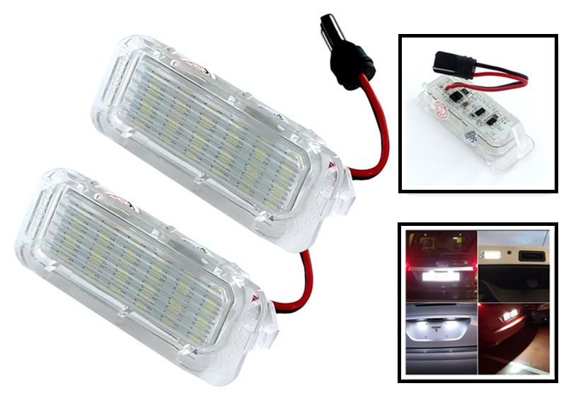 18 Smd LED Rear Number Licence Plate Units For Ford Focus Mk2 08- C-Max 03+