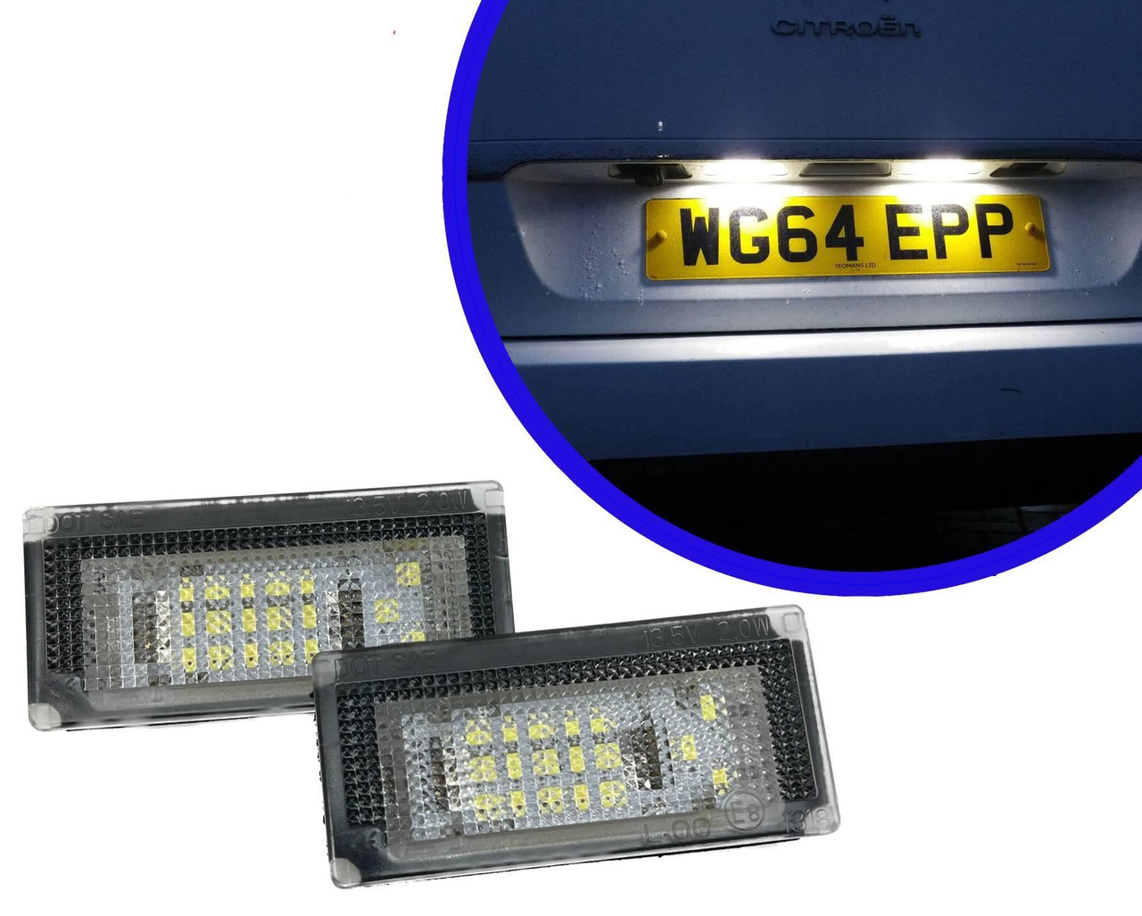 18 Smd LED Rear Number Licence Plate Units For BMW Mini R50 R52 R53