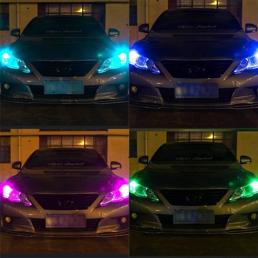 501 W5W T10 194 RGB Colourchange LED Interior Bulbs Remote Control