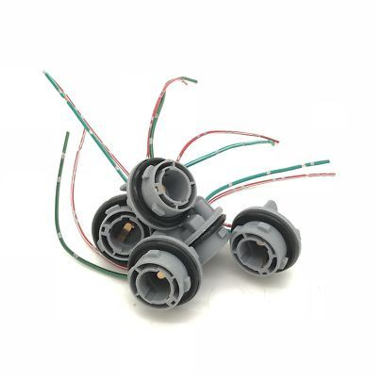 Pre-Wired 382 P21W BA15S 1156 Bulb Socket Holders LED Repair Indicator Fog Tail - 5