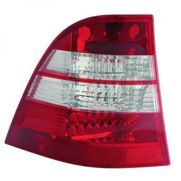 Back Rear Tail Lights Pair Set LED Clear Red White Mercedes W163 98-05