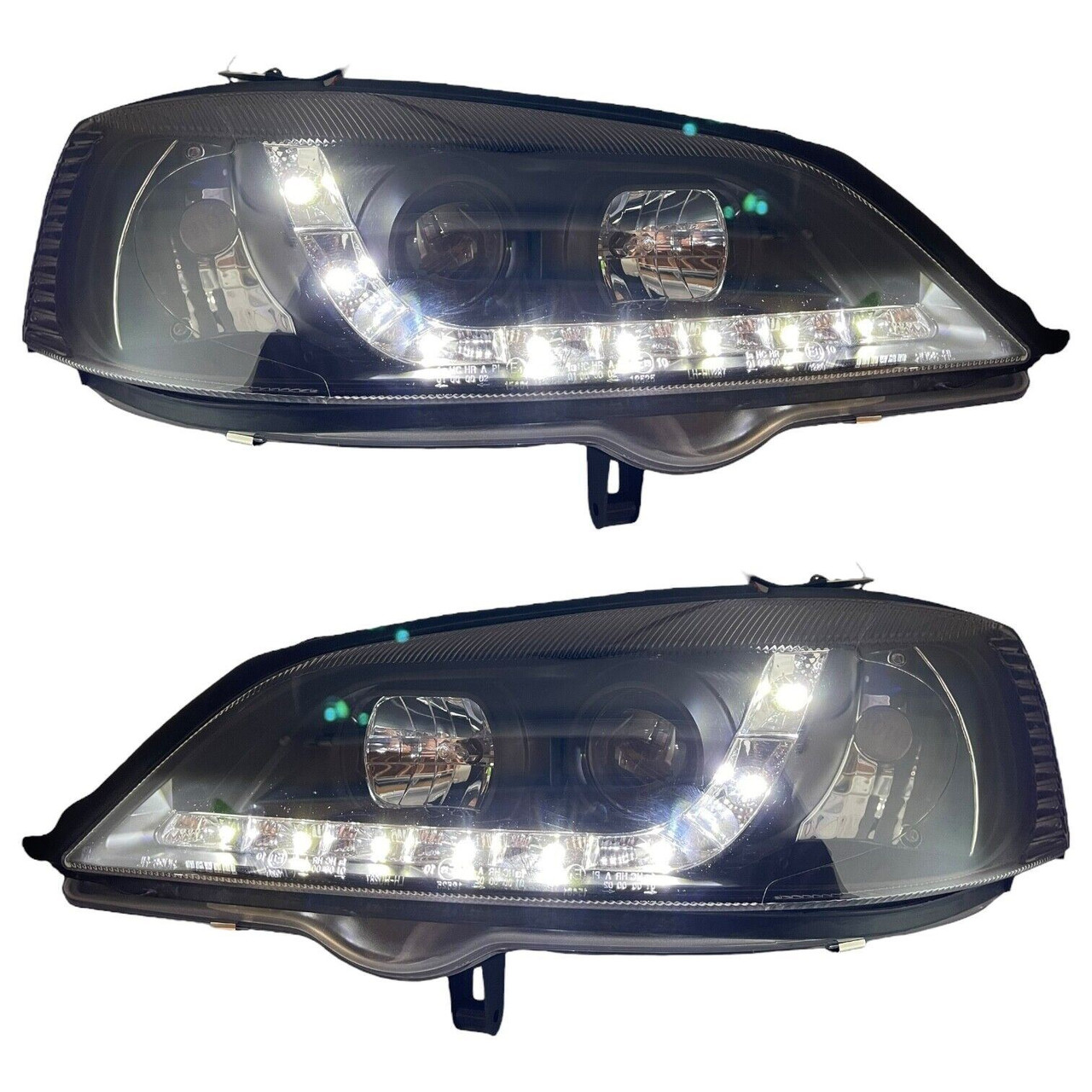 For Vauxhall Astra Mk4 G DRL LED Projector Headlights Lighting Lamp Uk