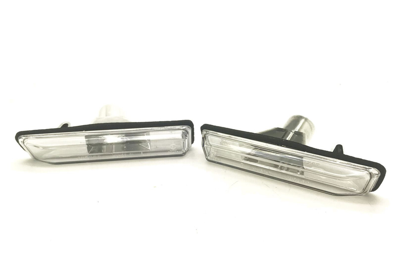 Pair Crystal clear side repeaters side marker indicators for BMW E36 1996-2000