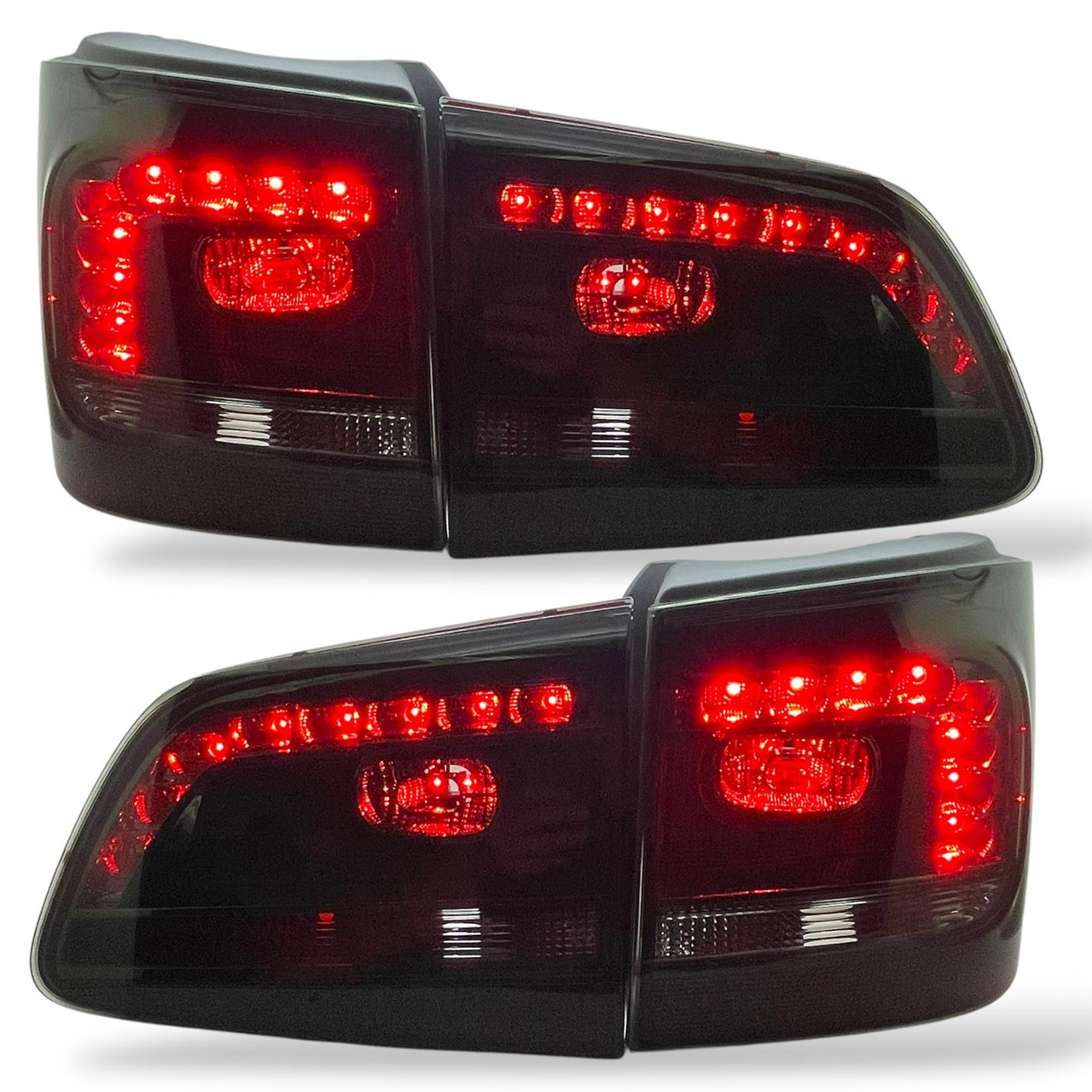Back Rear Tail Lights Pair Set LED Smoke VW Touran 10-On