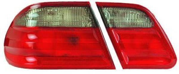 Back Rear Tail Lights Pair Set Red Grey Mercedes-Benz E Class W210 95-02