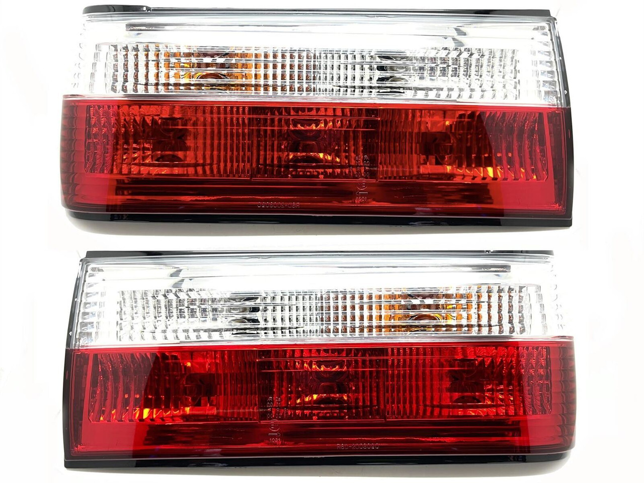 Back Rear Tail Lights Pair Set Red White BMW 3 Series E30 87-90