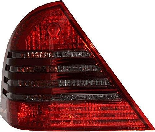 Eagle Eyes 253021 Right Left Driver Passenger Side OS NS RH LH Rear Back Tail Light Lamp Red Smoke Crystal Look Pair