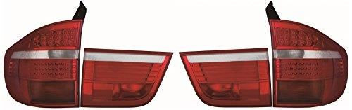 TRUPART LTD LED Red/Clear Rear Tail Lights Pair + Free Ultimate Styling Air Freshener