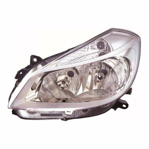 Depo HL6201 Left Passenger Side NS LH Headlight Headlamp Chrome Inner