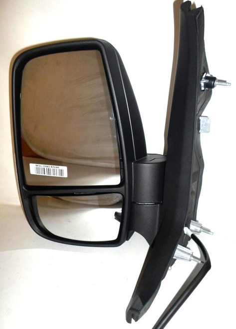 For Ford Transit Mk8 V363 Van Manual Short Arm Wing Mirror Clear Indicator NS