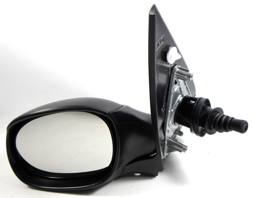 For Peugeot 206 Hatchback 1998-2009 Cable Wing Door Mirror Black Left Side NS