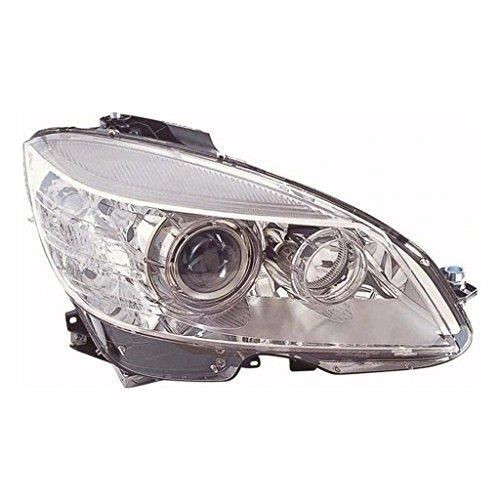 For Mercedes C Class W204 5/2007-2010 Headlight Lamp Chrome Inner Right OS Side