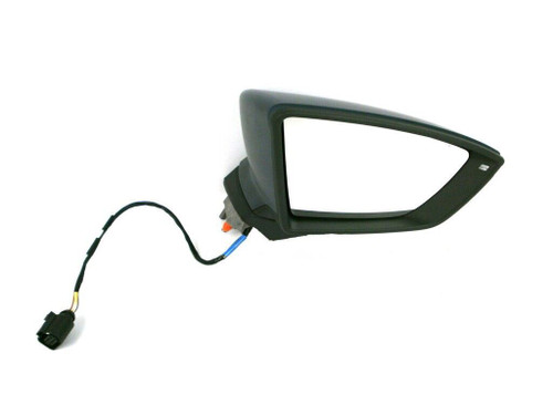 For Seat Leon Hatchback 1/2013-&gt; Electric Wing Door Mirror Primed Right OS Side