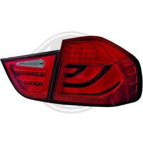 Back Rear Tail Lights Pair Set Clear Red Smoke BMW 3 Series E90 lci 08-11