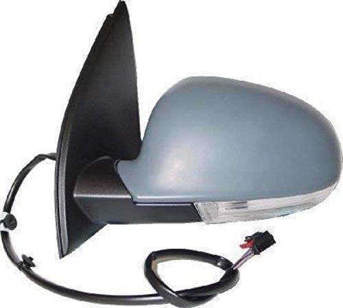 For VW Golf Mk6 Estate 11/2009-10/2013 Electric Wing Mirror Primed Left NS