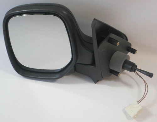 For Citroen Berlingo Van 1996-2008 Cable Heated Wing Mirror Black Left Side NS