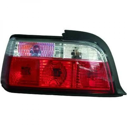 Back Rear Tail Lights Pair Set Crystal Red White BMW E36 90-99 coupe cabrio