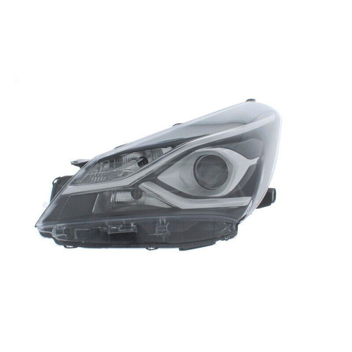 For Toyota Yaris 4/17-12/20 Headlight PROJECTOR TYPE (Excl. DRL) Black INNER left si