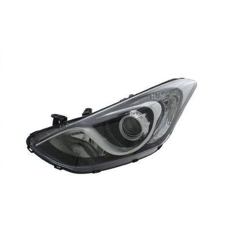 For Hyundai i30 6/12-6/15 Headlight Black SURROUND CHRM INNER W/MTR left side