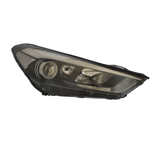 For Hyundai Tucson 7/15-18 (H7 x 3 BULB TYPE) (Inc.LED DRL) Black W/MTR Right side