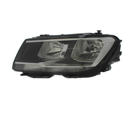 For VW Tiguan 9/16-3/21 Headlight Black INNER (Excl. LED DRL) W/MTR left side