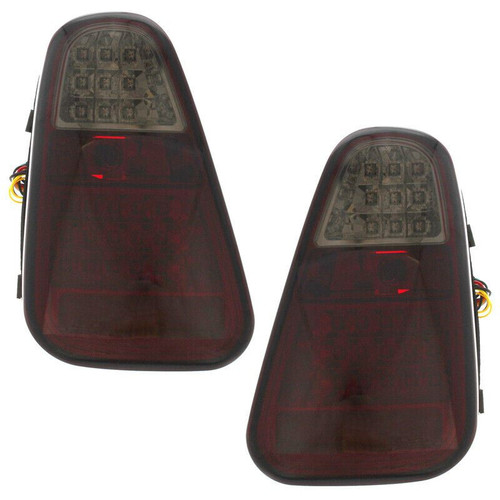 For Mini HATCH 01-04 Back rear tai lights RED/SMK (LED) (PAIR)