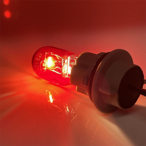 10 x 580 W21/5W Red bulbs stop tail fog light bulb 7443 capless 12v 21w 5w