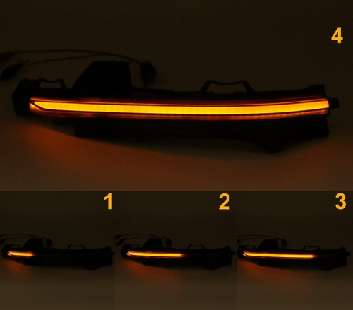 Dynamic LED Side Mirror Blinker Smoked For Audi Q7 4MB 2015- Q5 B9 2016-