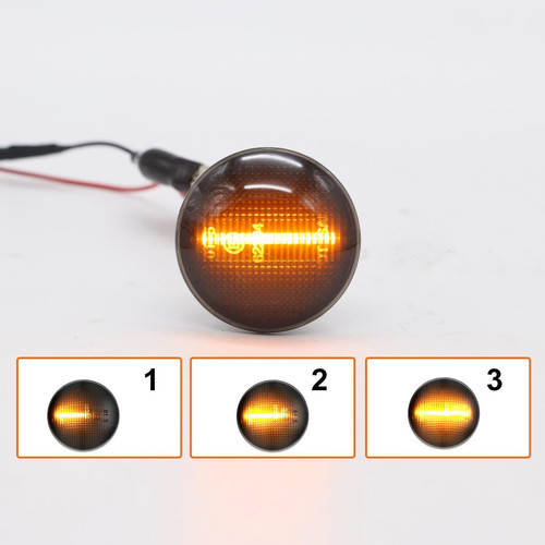 LED Turn Signal Side repeaters lights Smoked For Land Rover Range Rover L322 2001-2005