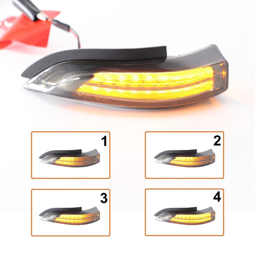 Dynamic LED Side Mirror Blinker indicators Smoked For Toyota Prius C 2011-2014 NHP10 Toyota Camry 2011-2017 Toyota Venza 2012-2015