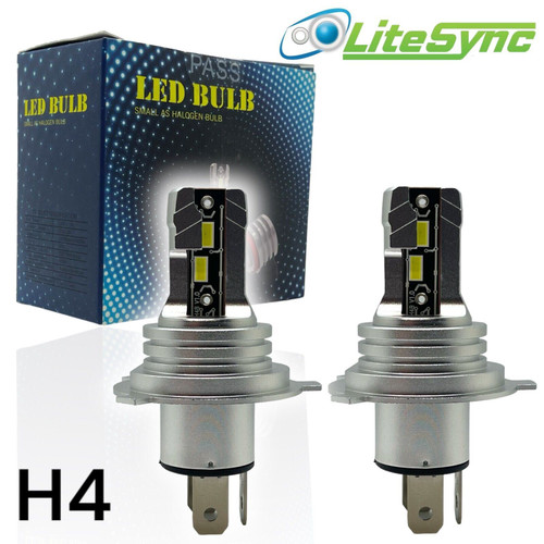 LiteSync H4 472 LED Headlight Bulbs Kit 6000K perfect beam 12v 24v