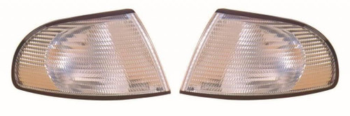 For Audi A4 Mk1 1994-1999 Clear Front Indicator Lights Lamps 1 Pair O/S &amp; N/S