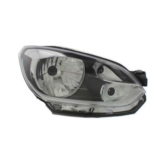 Headlight H4 PY21W W21/5W Right Side Chrome Surround For VW Up! 12-2012/2016