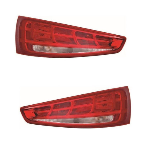For Audi Q3 SUV 2011-On Rear Tail Lights Lamps Clear Indicator 1 Pair O/S &amp; N/S