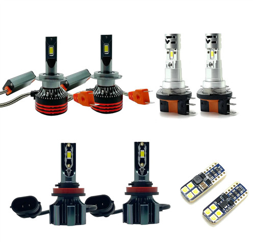 Front end LED upgrade canbus error free for Ford Transit Connect MK2 2013- H7 H15 H11 501