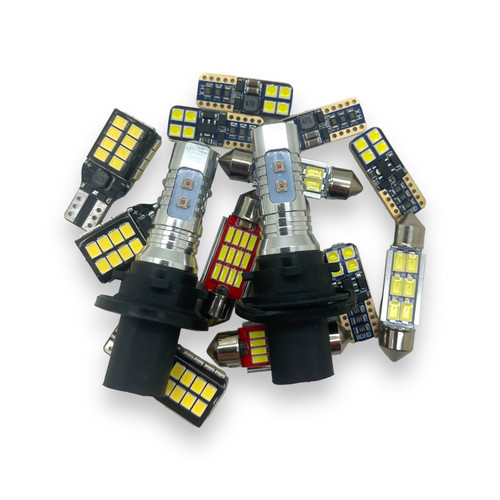 Audi Q5 LED upgrade bulbs for Front Indicators, Interior, Number plate, Reverse & Fog