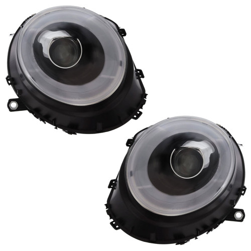 For MINI R56 R55 R57 R58 R59 Black LED Projector Headlights DRL + Indicator